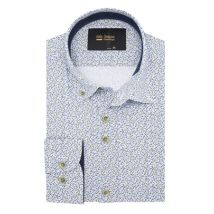 6th Sense Button Down Printed Shirt - Print - 2XL