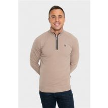 Xv Kings Falcon 1/2 Zip Sweatshirt - Beige - 2XL