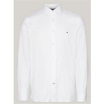 Tommy Hilfiger Flex Dobby Sf Shirt Ycf - White - 2XL
