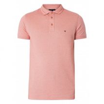 Tommy Hilfiger Pretwist Mouline Slim Polo Shirt - Pink - 2XL