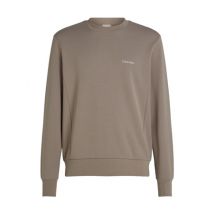 Calvin Klein Micro Logo Repreve Sweatshirt - Beige - L