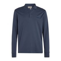 Calvin Klein Calvin Klein Slim Long Sleeve Polo Shirt - Blue - L