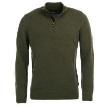 Barbour Holden Half Zip Knitted Jumper - Green - XL