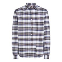 Tommy Jeans Regular Fit Oxford Check Shirt - White - M