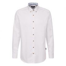 Bugatti Plain Casual Shirt - White - M