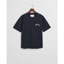 Gant Pocket Graphic T-shirt - Navy - S