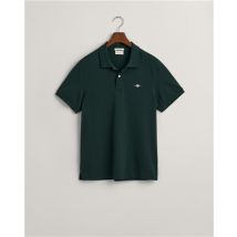 Gant Regular Shield Pique Polo Shirt - Green - L