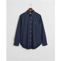 Gant Regular Fit Micro Print Shirt - Navy - M