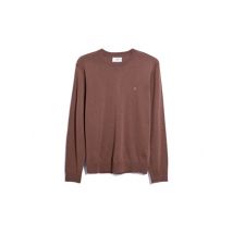 Farah Mullen Merino Crew Neck Sweater - Beige - M