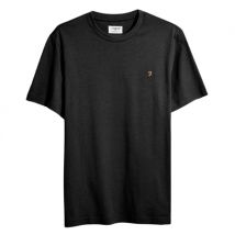 Farah Danny Organic Cotton Regular Fit T-shirt - Black - S