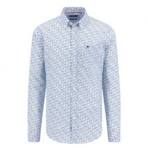 Fynch Hatton Colorful Combi Print Shirt - Blue - L