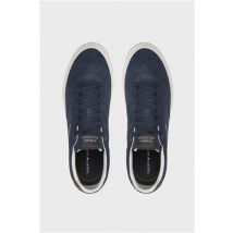 Tommy Hilfiger Suede Side Logo Trainers - Navy - 43