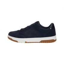 Tommy Hilfiger Nubuck Basketball Trainers - Navy - 43