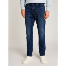 Tommy Hilfiger Core Denton Whiskered Straight Leg Jeans - Dark Blue - 30/30