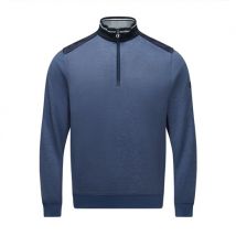 6th Sense Vega 1/4 Zip Sweater - Blue - L