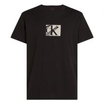 Calvin Klein Jeans Box Monogram Logo T-Shirt - Black - L