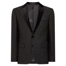 Remus Uomo Monti Floral Dinner Jacket - Black - 42R
