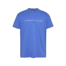 Tommy Jeans Regular Fit Linear Logo T-shirt - Blue - XS