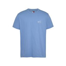 Tommy Jeans Signature Logo Embroidery T-Shirt - Blue - XS