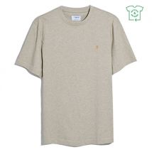 Farah Danny Organic Cotton Regular Fit T-shirt - Hazelnut Marl - L