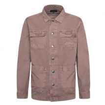 Barbour Grindle Cargo Relaxed Overshirt - Brown - L