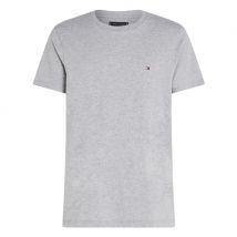 Tommy Hilfiger Essential Flag Embroidery Crew Neck T-Shirt - Grey - XL