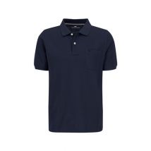 Fynch Hatton Chest Pocket Premium Cotton Polo Shirt - Navy - 2XL