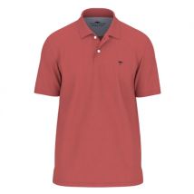 Fynch Hatton Basic Premium Cotton Polo Shirt - Brown - XL