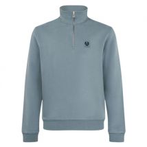 Belstaff Quarter Zip Sweatshirt - Blue Flint - S