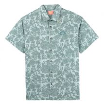 Oxbow Barrel Print Shirt - Eucalyptus Green - S