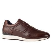 Lloyd & Pryce Caesars Leather Trainers - Brown - 42
