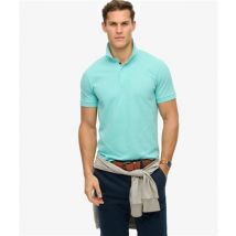 Superdry City Pique Polo Shirt - Blue - XL