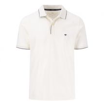 Fynch Hatton Modern Fit Premium Cotton Polo Shirt - White - L