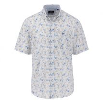 Fynch Hatton Premium Flower Print Shrt Sleeve Shirt - Multi - M