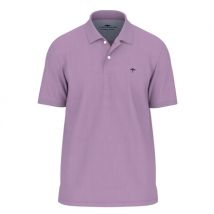 Fynch Hatton Basic Premium Cotton Polo Shirt - Purple - L
