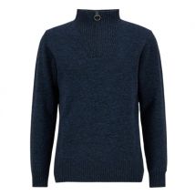 Barbour Essential Lambswool Half Zip Knit Jumper - Navy - L