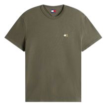 Tommy Jeans Tonal Tommy Badge Crew Neck T-Shirt - Green - L