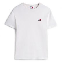Tommy Jeans Tonal Tommy Badge Crew Neck T-Shirt - Ecru - L
