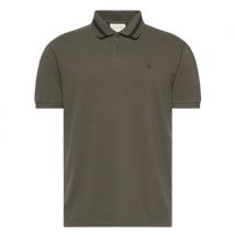 Calvin Klein Jeans Monogram Logo Tipped Classic Polo Shirt - Grey - M