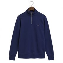 Gant Reg Shield Half Zip Sweatshirt - Blue - 2XL