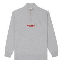 Parlez Ora 1/4 Zip Sweatshirt - Heather Grey - S