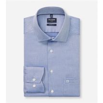 Olymp Solid Colour Buisness Shirt - Navy - 16.5