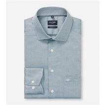 Olymp Solid Colour Buisness Shirt - Green - 16.5