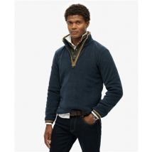 Superdry Estate Half Zip Fleece - Navy - M