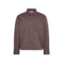 Calvin Klein Jeans Mens Oxford Cropped Shirt - Brown - L