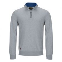 6th Sense Harry 1/4 Zip Sweater - Grey - 2XL