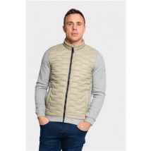 Xv Kings Ballymore Hybrid Sweat Jeacket - Cream - M