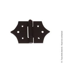 Bricoman - Charnière Décorative Pour Volet Bois Noir