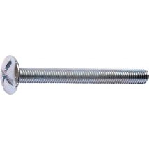 Vis À Métaux Poêlier Empreinte Phillips 6 X 80 Mm 100 Pièces - Vissal