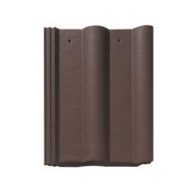 Tuile Double Romane Béton Brun - Monier